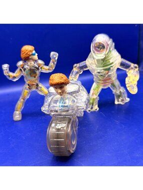 2003 Spy Kids 3-D Game Over McDonald’s Happy Meal Toy Lot Clear Figures Robot